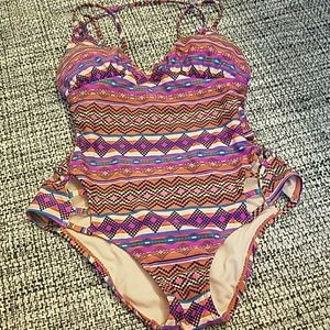 New Xhilaration Tribal One Piece Swimsuit